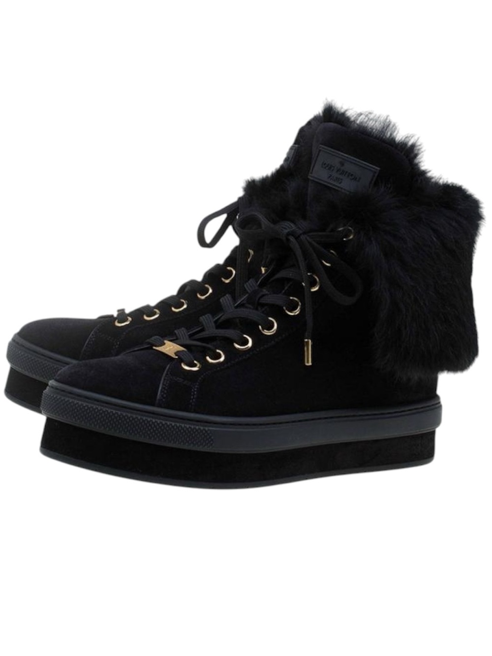 Authentic Louis Vuitton Suede Winter Boots